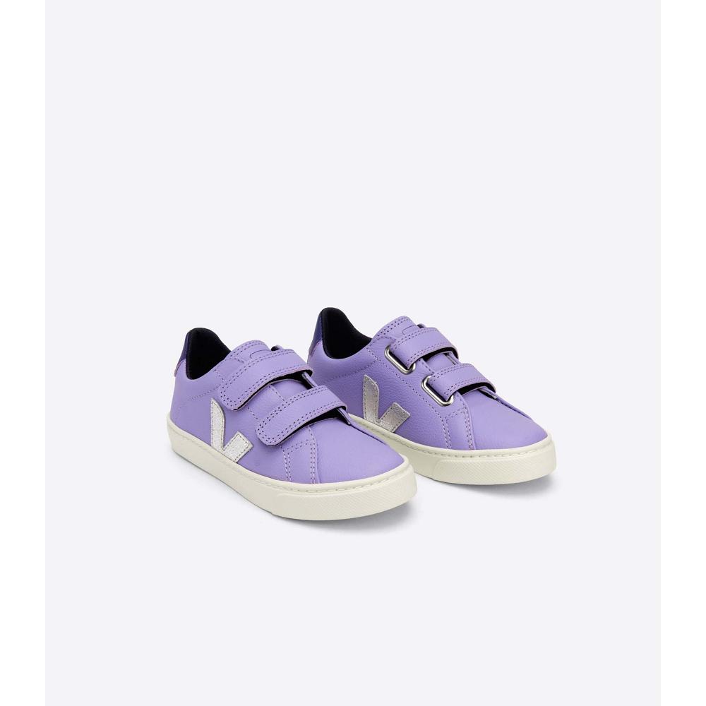 Kids' Veja ESPLAR CHROMEFREE Sneakers Purple | SG 830GSO